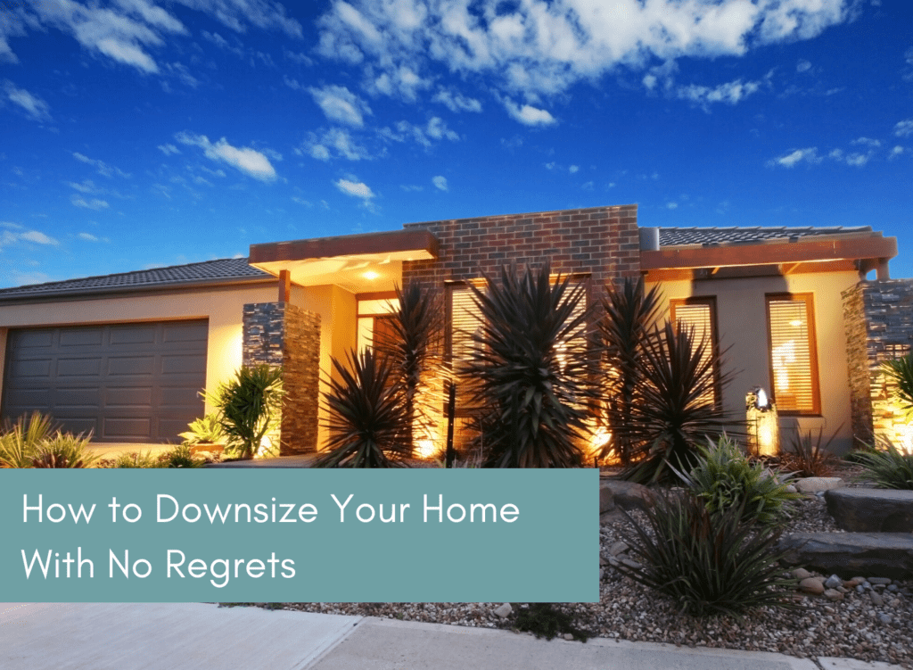 beautiful home in northern nevada with lights on and rock yard