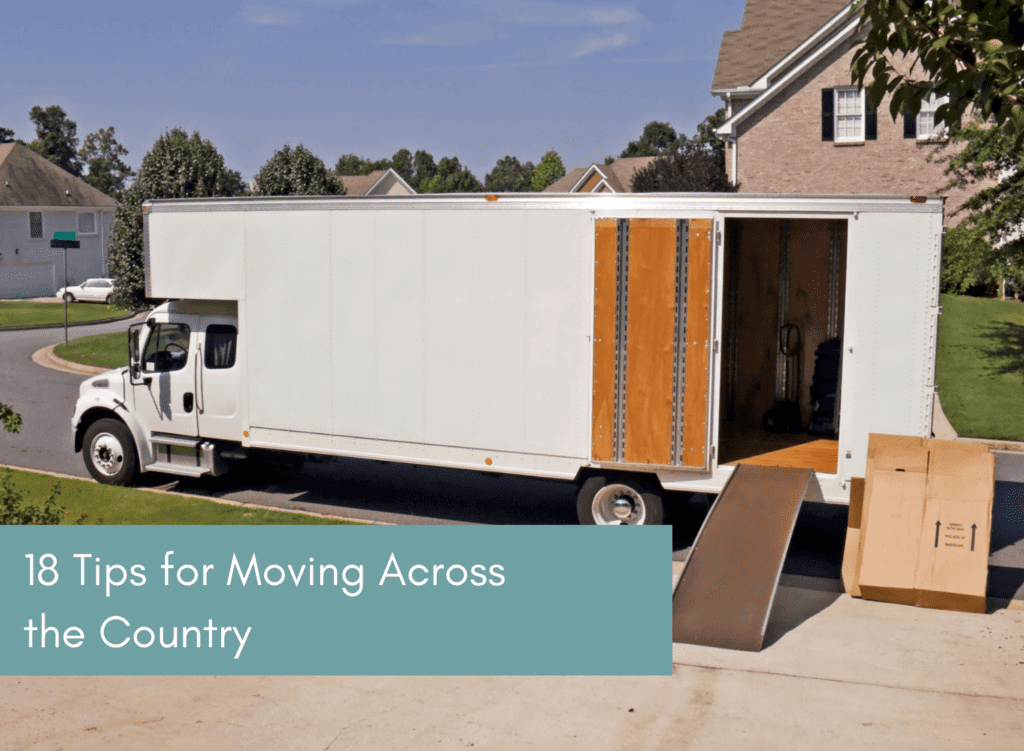 moving truck on street